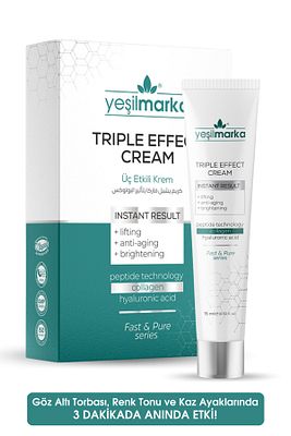 Triple Effect Krem - Sıkılaştırma Etkili (LİFTİNG, ANTİ AGİNG, BRİGTENİNG) Botoks, Beyazlatıcı ürün fotoğrafı