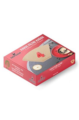 80'li Filtre Kahve Kağıdı 4 Numara Kahverengi ürün fotoğrafı