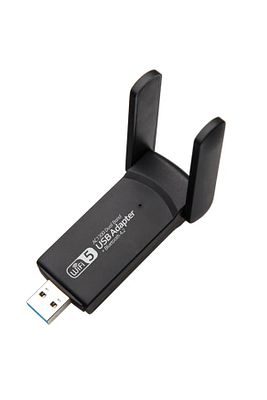 Wireless Adaptör Wifi Ağ Kartı Masaüstü Bilgisayar Pc ile Uyumlu 2,4g 5g Usb 3.0 Ac1300 ürün fotoğrafı