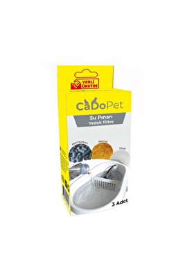 Cado Pet Su Pınarı Yedek Kartuş Filtre 3 Lü Paket ürün fotoğrafı
