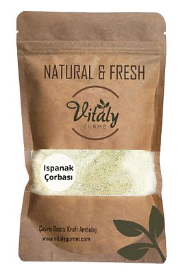 Doğal Bebek Ispanak Çorbası Bebek Ek Gıda Çorba +6 Ay Katkısız 125gr ürün fotoğrafı