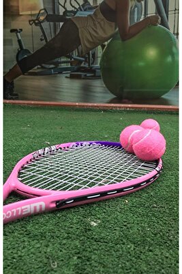 3 Adet Antrenman Tenis Topu Pembe ürün fotoğrafı