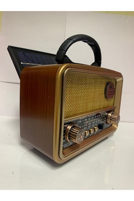 Everton Rt-827 Usb/fm/bt Solar Paneli Nostajık Radyo ürün fotoğrafı