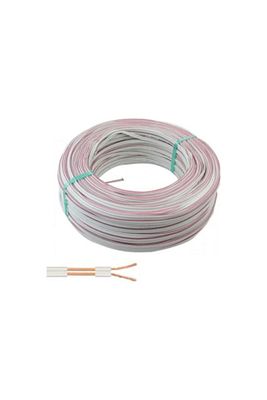 2x0,75 Ttr Yassı Elektrik Kablosu 20 Mt Kordon ürün fotoğrafı