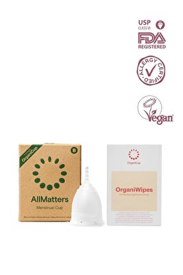 Regl Kabı Model B ve Regl Kabı Mendili - Menstrüel Hijyen Seti ürün fotoğrafı