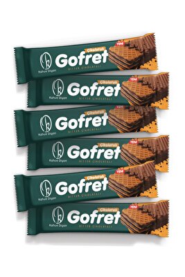 Bitter Çikolatalı Gofret 30 Gr - 100 Adet ürün fotoğrafı