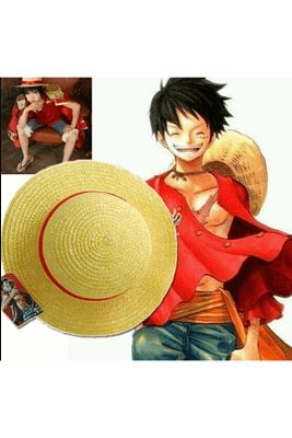 One Piece Cosplay - Luffy Hasır Şapkası ürün fotoğrafı