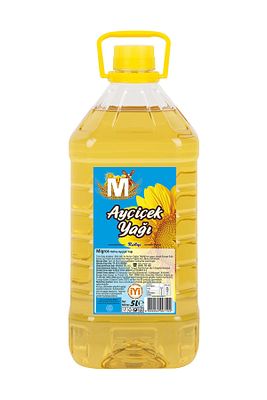 Ayçiçek Yağı 5 lt Köşeli Pet Şişe ürün fotoğrafı