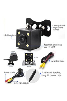 Mx-33 Geri Görüş Kamerası Ledli Gece Görüş Park Çizgili Audiomax ürün fotoğrafı