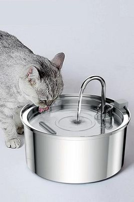 3.2 L Paslanmaz Çelik Kedi Köpek Için Otomatik Su Pınarı Su Çeşmesi Su Sebili Sessiz Pompalı ürün fotoğrafı