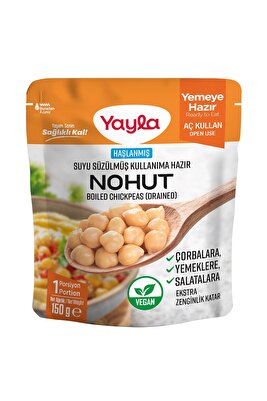 Haşlanmış Suyu Süzülmüş Nohut 150 gr ürün fotoğrafı