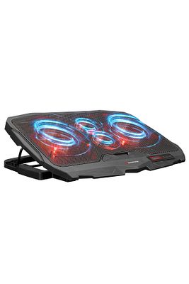 Ad-rc4 Işıklı Gaming Laptop Soğutucu 2x125mm 2x70mm 15-17 Notebook Soğutucu Stand ürün fotoğrafı