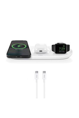 Aircharger Trio 3 ü 1 Arada Iphone -Watch-  Kablosuz Hızlı Şarj Aleti ürün fotoğrafı