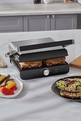 Grilliant 1346h Döküm Plakalı Tost Ve Izgara Makinesi Inox 2000 W ürün fotoğrafı
