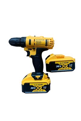 Maxstar 36 V 5ah Liion Çift Akülü Çantalı Darbesiz Şarjlı Matkap 5 Uç Hediyeli ürün fotoğrafı