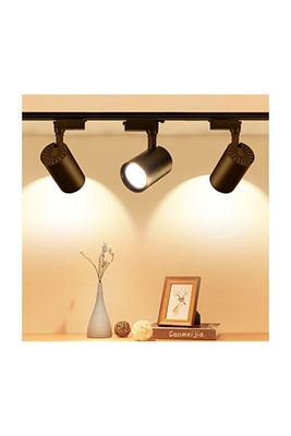 Sl-1027 3 Adet 30w Ray Spot Vitrin Mağaza Armatürü 1 Metre Raylı Siyah Kasa Günışığı Renk Ray Spot ürün fotoğrafı