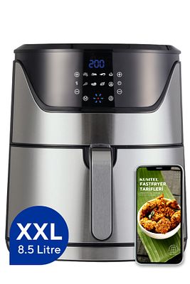 Inox Digital Fastfryer Yağsız Fritöz Airfryer ürün fotoğrafı
