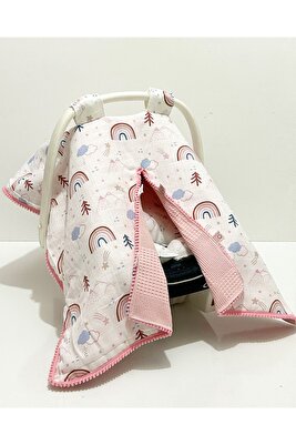 %100 Pamuk Çok Amaçlı Çift Katlı Müslin Puset Örtüsü &amp;amp; Minderi ürün fotoğrafı