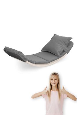 Wavy Board Denge Tahtası Minderi - Gri ürün fotoğrafı