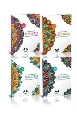 Yetişkinler Için Mandala Boyama Seti (4 Kitap) ürün fotoğrafı