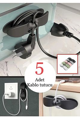 5 Adet Çok Amaçlı Airfryer Kablo Sarma Aparatı ürün fotoğrafı