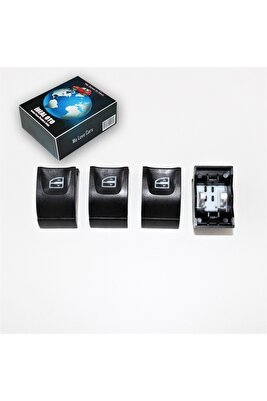 Fluence Megane 3 Latitude Laguna 3 Ön/arka Cam Açma Düğmesi Kapağı 4 Adet (İKİ TIRNAKLIDIR) ürün fotoğrafı