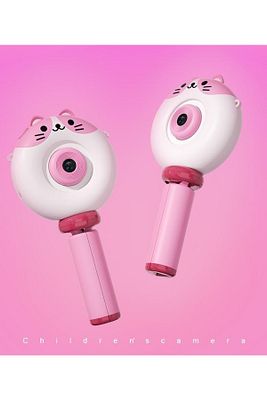 S8 Taşınabilir 1080p Dijital Video Kayıt Fotoğraf Çocuk Kamerası 2.0 Inç Ips Ekran Pembe ürün fotoğrafı