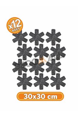 12 li Set Tava Tencere Ve Bor Cam Koruyucu Çizdirmez Keçe 30x30 ürün fotoğrafı