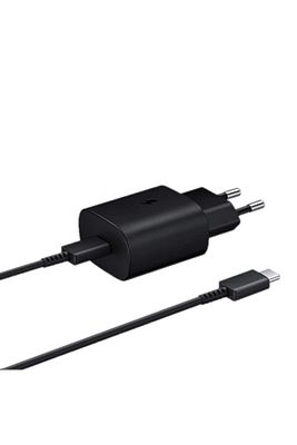 Samsung Hızlı Şarj Aleti, Usb Type C (25W) Type A Kablo Dahil Huawei Xiaomi Oppo Ipad Macbook Uyumlu ürün fotoğrafı