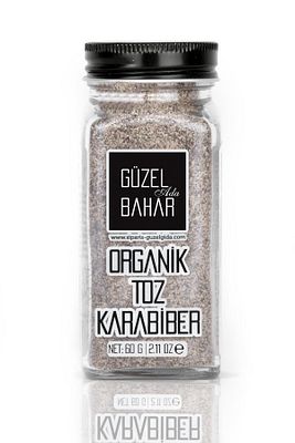 Organik Toz Karabiber 60 Gr ürün fotoğrafı