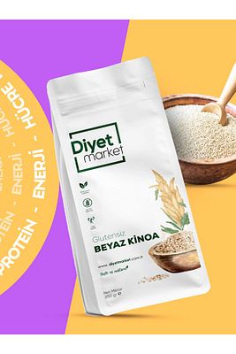 Beyaz Kinoa 250 gr ürün fotoğrafı