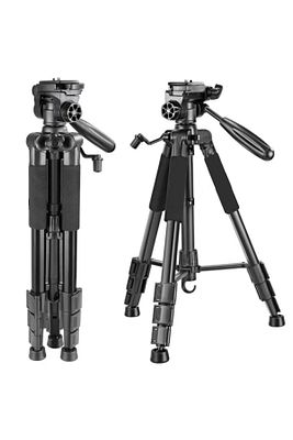 Profesyonel 175cm Tripod Kamera Fotoğraf Makinesi Dslr Canon Nikon Sony Için Telefon Tutucu Tripod ürün fotoğrafı