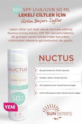 Güneş Kremi 50+ Spf Uva/uvb 50 Ml Lekeli Ciltler Için ürün fotoğrafı