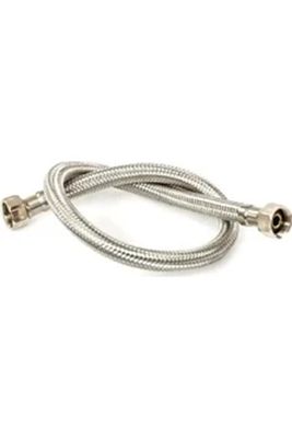 Flex Hortum Çelik Klozet Bağlantı Hortumu 3/8x3/8'' 50 Cm ürün fotoğrafı