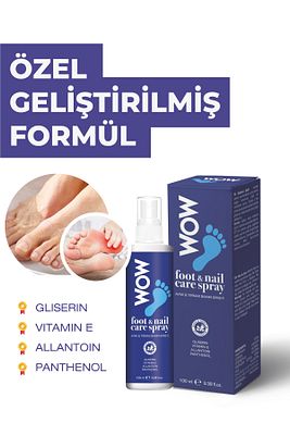Ayak ve Tırnak Mantar Spreyi, Kaşıntı, Koku Giderici ve Nemlendirici ürün fotoğrafı