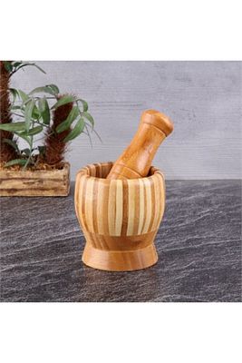 Bambu Büyük Boy Tokmaklı Havan ürün fotoğrafı