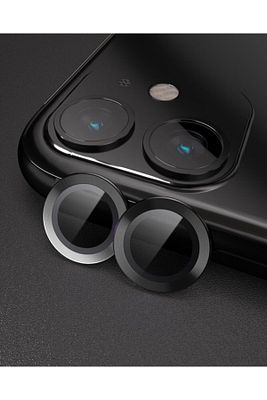 Iphone 11/12/12mini Uyumlu Kamera Koruyucu Renk:siyah Çerçeveli ürün fotoğrafı