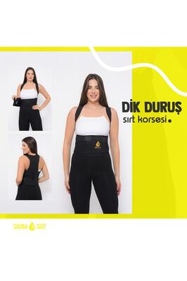 Unisex Balenli Dik Durmayı Sağlayan Sırt Bel Korsesi Kamburluk Önleyici Dik Duruş Korsesi ürün fotoğrafı