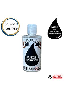 Puzzle Yapıştırıcısı / Puzzle Koruyucusu / Puzzle Tutkalı (Şeffaf) 100ml ürün fotoğrafı
