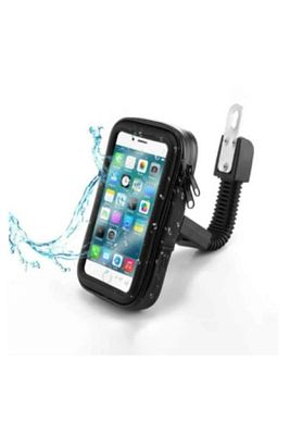 Ayna Bağlantılı Su Geçirmez Motosiklet Bisiklet Telefon Tutucu ürün fotoğrafı