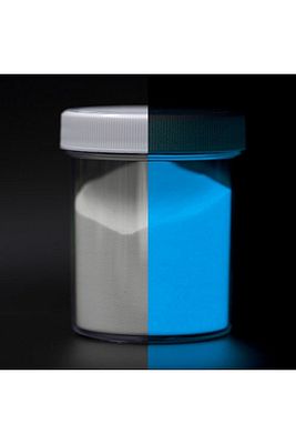 20g Mavi Renk Fosfor Tozu Glow In Dark Karanlıkta Parlayan Boya ürün fotoğrafı
