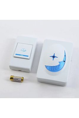 LED kablosuz zil kapı zili kapı zili ve Wireles uzaktan kumanda 32 ayar şarkıları 100M menzilli ürün fotoğrafı