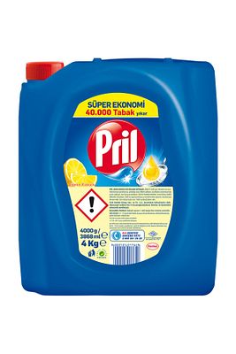 Elde Bulaşık Deterjanı Üç Etkili Güç Limon 4kg - Yağ Çözücü ve Ferah Limon Kokusu ürün fotoğrafı