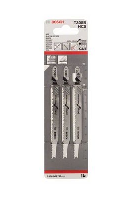 T 308 B Extraclean For Wood 3'Lü Dekupaj Testeresi Bıçağı ürün fotoğrafı