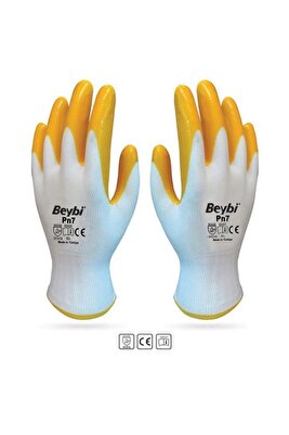 Pn7 Nitril Eldiven El-k7 Sarı No:10/xl Beden ürün fotoğrafı