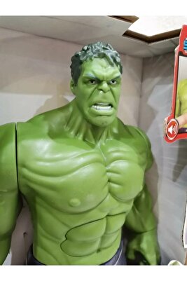 Hulk Figürü - Sesli Işıklı 30 Cm Yeşil Dev Hulk Figürü , Hulk Oyuncak, Hulk, 30cm Y058 ürün fotoğrafı