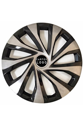 Hyundai Accent Era 14'' Inç Gri - Siyah 4lü Set Jant Kapağı Çelik Jant Görünümlü ürün fotoğrafı
