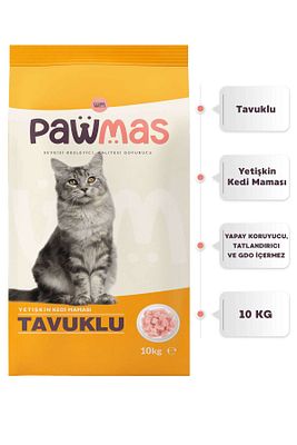 Tavuklu Yetişkin Kedi Maması 10 Kg ürün fotoğrafı