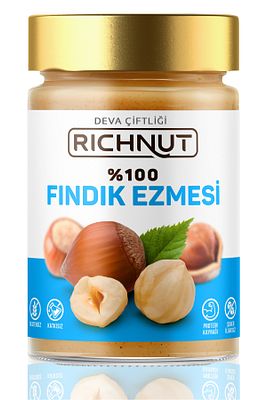 %100 Fındık Ezmesi (şekersiz, Katkısız) ürün fotoğrafı