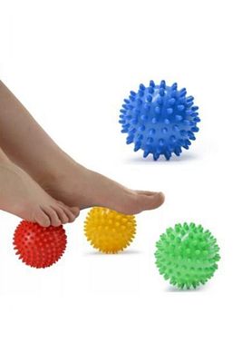 Plantar Fasiit Kas Gevşetici Top Masaj Topu Dikenli Duyu Uyarıcı El Ayak Sırt Vücut Egzersiz Topu ürün fotoğrafı